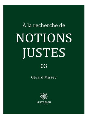 cover image of À la recherche de notions justes--Tome 3
